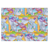 Cubist Cats - The Mininos テーブルクロス (正面(横))