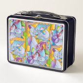 Cubist Cats - The Mininos メタルランチボックス (正面)