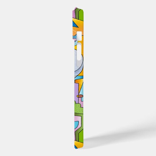 Cubist Cats - The Mininos Case-Mate iPhoneケース (裏面 / 左)