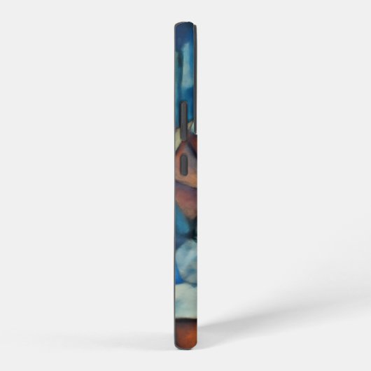 Cubist Expressionist Winter Village Case - Samsung Galaxyケース (右側面)