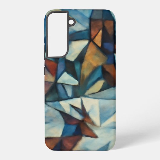 Cubist Expressionist Winter Village Case - Samsung Samsung Galaxyケース (裏面)