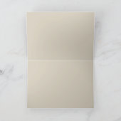 Cubist Expressionist Winter Village Greeting Card シーズンカード (内部)