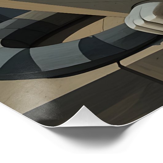 Cubist Harmony: Feline Violinist ポスター (コーナー)