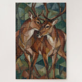 Cubist Style Reindeer Jigsaw Puzzle ジグソーパズル (縦)