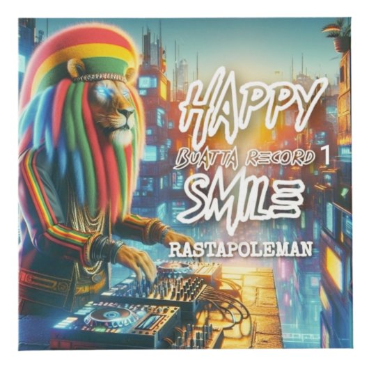 Cubo Rasta BUATTA RECORD フォトキューブ (正面)