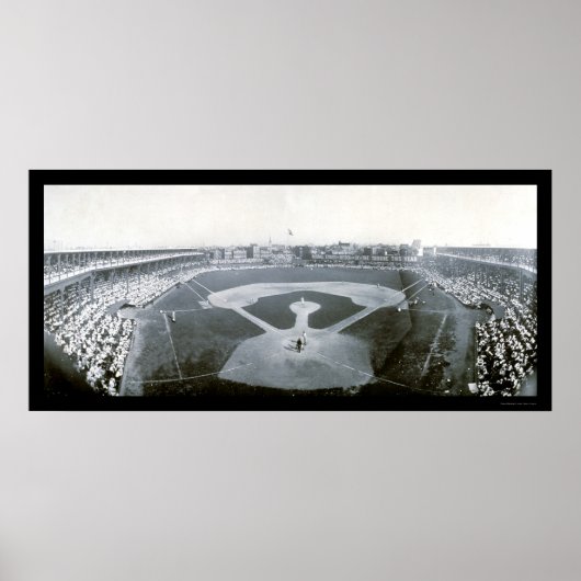 Cubsジャイアンツ野球写真1908 ポスター (正面)