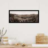 Cubs対タイガース野球写真1907 ポスター (キッチン)