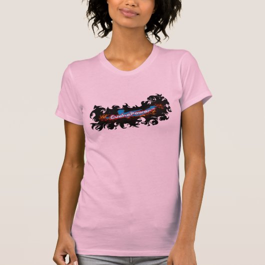 CuchaPowerのロゴ485aのTシャツ Tシャツ (正面)