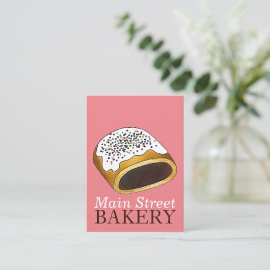 Cucidati Cuccidati Figイタリアン Christmas Cookie 名刺 (スタンド正面)