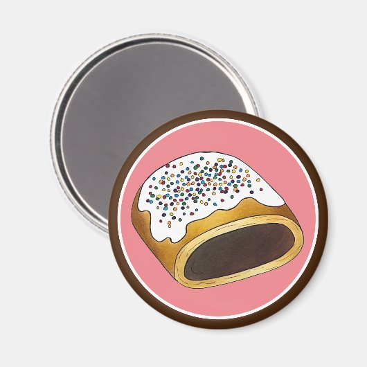 Cucidati Cuccidati Sicilianイタリアンフィグクッキー マグネット (正面/裏面)