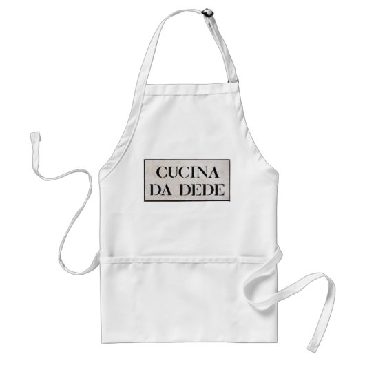 CUCINA DA DEDEのエプロン スタンダードエプロン (正面)