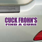 Cuck Frohns バンパーステッカー (車上)