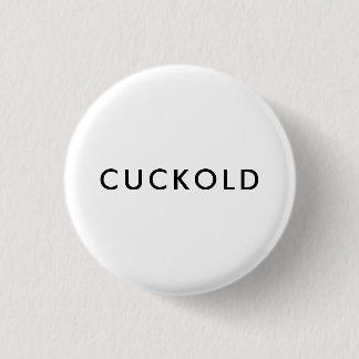 CUCKOLD （黒の白） 缶バッジ