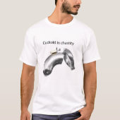 cuckold in chastity tシャツ (正面)