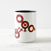 Cuckold Kaffee Tee Tasse マグカップ (中央)