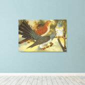 Cuckoo Birds モダン with Art Canvas Print キャンバスプリント (インサイチュ (ウッドフロア))