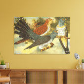 Cuckoo Birds モダン with Art Canvas Print キャンバスプリント (インサイチュ (リビング))