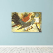 Cuckoo Birds モダン with Art Canvas Print キャンバスプリント (インサイチュ (ウッドフロア))