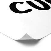 Cucum-blur Funny Veggie Cucumber Pun  ポスター (角)