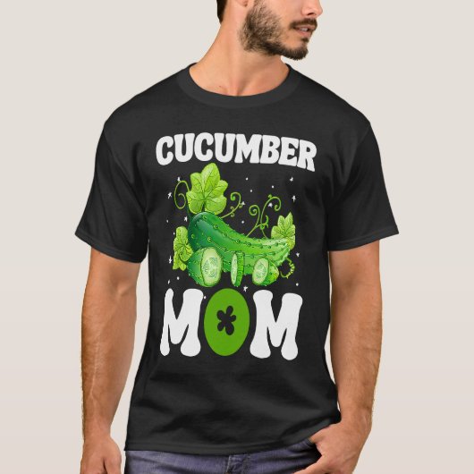 Cucumber Mom Vegetable Mothers' Day Gardener Tシャツ (正面)