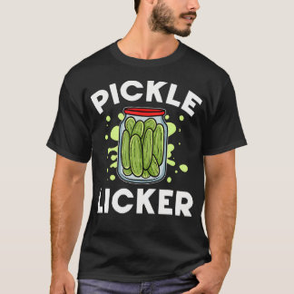 Cucumber Pickle Jar Funny Vegan Pickle Licker Vege Tシャツ