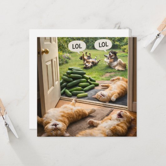 Cucumbers prank on wrong カード (正面/裏面インサイチュ)