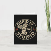 Cud Is Stud Hate Valentines Anti Valentine Stud Cu カード (正面)