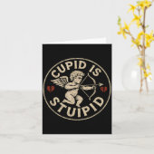 Cud Is Stud Hate Valentines Anti Valentine Stud Cu カード (黄色い花)
