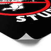 Cud Is Stud Hate Valentines Anti Valentine Stud Cu ポスター (角)