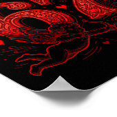 Cud Says 67 Cute Funny Valentines Day 6 7 Couple L ポスター (角)