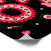 Cud Says 67 Six Seven Valentines Day Boys Girls 67 ポスター (角)