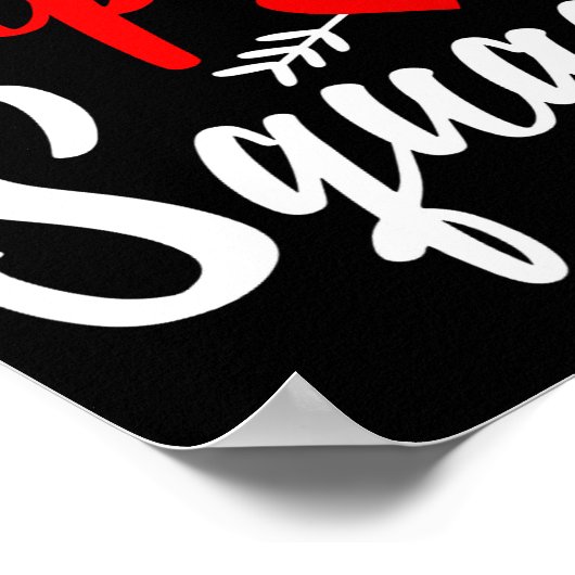 Cud Squad Cute Valentine's Couples New Husband Wif ポスター (角)