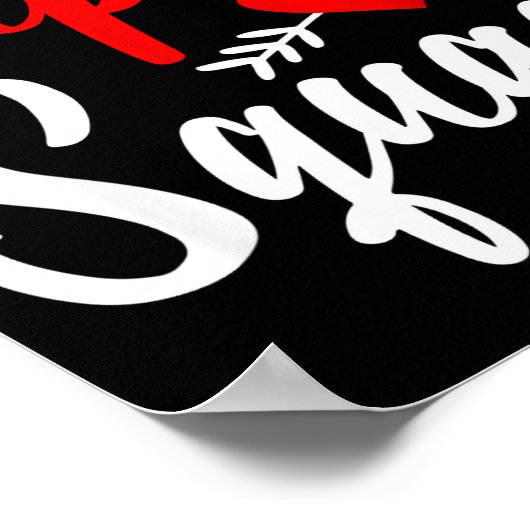 Cud Squad Cute Valentine's Couples New Husband Wif ポスター (角)