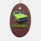 Cudasのクラシックなデザインのオーナメント セラミックオーナメント (左)