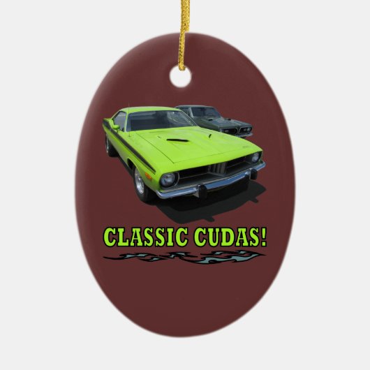 Cudasのクラシックなデザインのオーナメント セラミックオーナメント (正面)