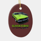 Cudasのクラシックなデザインのオーナメント セラミックオーナメント (裏面)