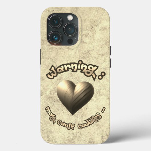 Cuddle Alert – Art with Heart! Case-Mate iPhoneケース (裏面)