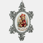 Cuddle & Cheer – Baby’s First Christmas Ornament スノーフレークピューターオーナメント (左)