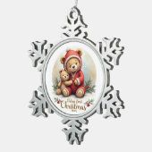 Cuddle & Cheer – Baby’s First Christmas Ornament スノーフレークピューターオーナメント (右)