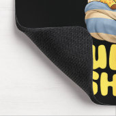 Cuddle Cute Giraffes Couple Valentine's Day  マウスパッド (コーナー)