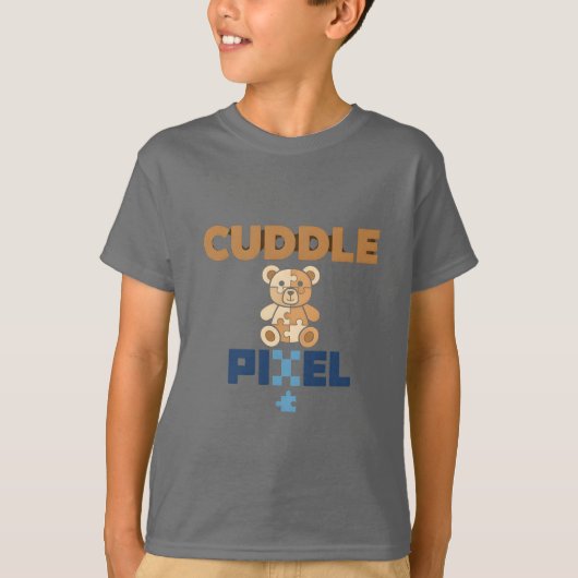 CUDDLE  FO  PIXEL Tシャツ (正面)
