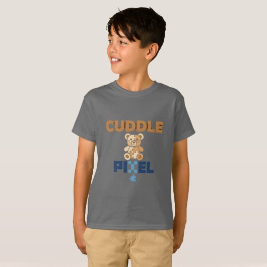 CUDDLE  FO  PIXEL Tシャツ (正面フル)