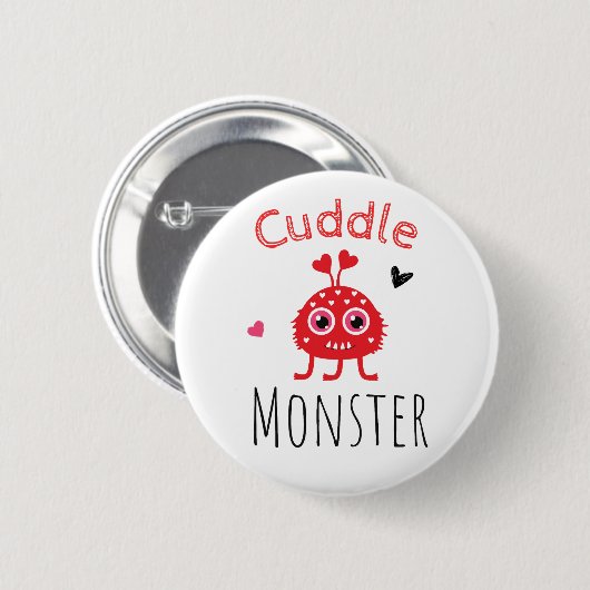 Cuddle Monster 缶バッジ (正面&裏面)
