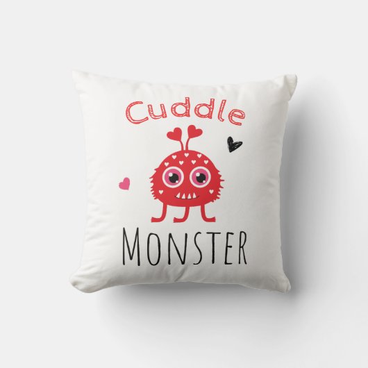 Cuddle Monster pillow クッション (正面)