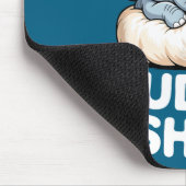 Cuddle Shirt Cute Baby Elephant Snuggle マウスパッド (コーナー)