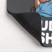 Cuddle Shirt Cute Beavers Snuggling  マウスパッド (コーナー)