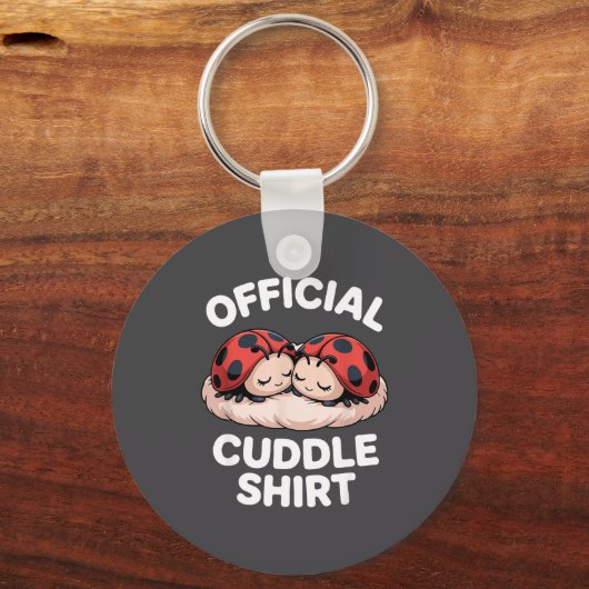 Cuddle Shirt Cute Ladybug Couple Cozy  キーホルダー (正面)