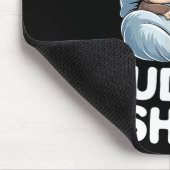 Cuddle Shirt Cute Sleepy Monkey Couple  マウスパッド (コーナー)