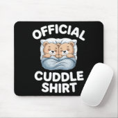 Cuddle Shirt Cute Teddy Bear Sleepwear  マウスパッド (マウス)
