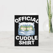 Cuddle Shirt Funny Cute Frogs Cozy  カード (正面)
